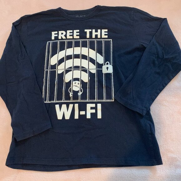 Place Other - Free the Wi-fi Long Sleeve T-shirt